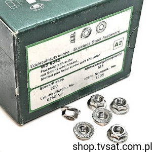 [200szt] 3960008 NUT M5/DIN6923 NUT WASI