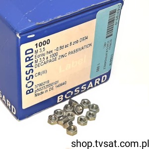 [300szt] 1874683 NUT M3.5/BN117 DIN934 NUT BOSSARD
