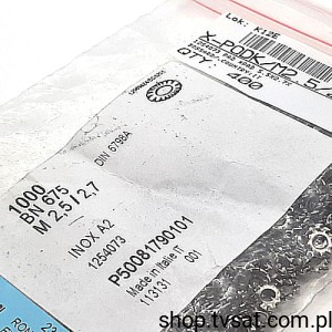 [400szt] 1254073 PAD M2.5/5.5X2.7X0.4/BN627 DIN6798A PAD BOSSARD