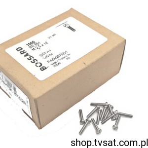 [200szt] 1245104 M2x12/BN651 DIN84A SCREW BOSSARD