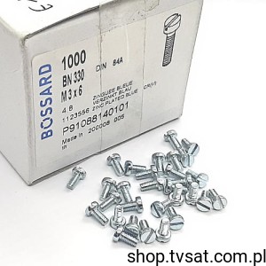 [200szt] 1123556 M3X6/BN330 DIN84A SCREW BOSSARD