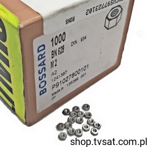 [500szt] 1241397 NUT M2.0/BN628 DIN934 NUT BOSSARD