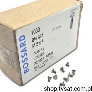 [300szt] 1020390 M2x4/BN654 DIN965 SCREW BOSSARD