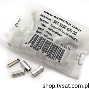 [40szt] 301-3130-400-50 M3x5x13 Spacer Hexagon SPACER ES