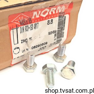 [45szt] M8X16/D933-A2 M8x16/DIN933 ISO4017 SCREW NORM