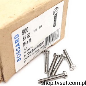 [200szt] 1244310 M4X25/BN650 DIN84A SCREW BOSSARD
