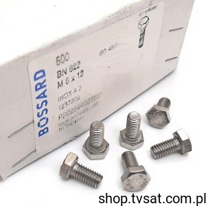 [200szt] 1237969 M6X12/BN622 DIN933 SCREW BOSSARD