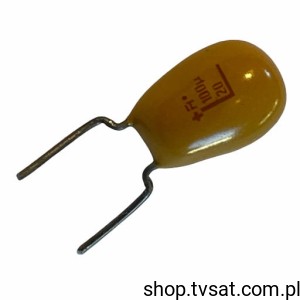 [10szt] TAP107M020 100uF 20V 20% Tantalum THT AVX