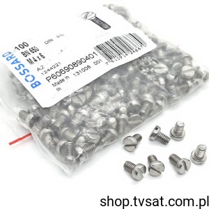 [200szt] 1244221 M4X6/BN650 DIN84A SCREW BOSSARD