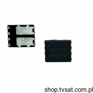 [20szt] NTMFD5877NLT1G Dual N-MOS 60V 17A SMD-DFN8 ONSEMI