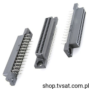 [2szt] 173279-3 D-SUB SKT 50 POS 2.54mm THT AMP