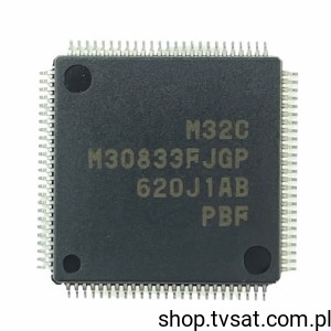 [1szt] M30833FJGP MCU 16-bit CISC 512KB Flash SMD-QFP100 RENESAS