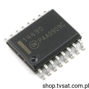 [3pcs] MC14490DW Hex Bounce Eliminator SMD-SO16 ONSEMI