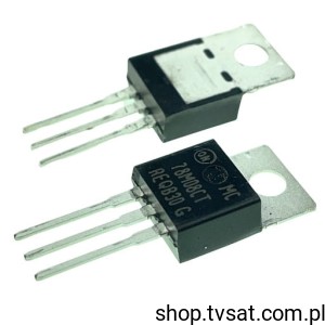 [54pcs] MC78M08CT 8V 0.5A Voltage Regulators TO220 ONSEMI