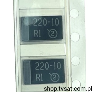 [50szt] 593D227X9010DE2T Tantalum 220uF 10V 10% SMD-D VISHAY