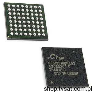 [3szt] S29GL512S10DHA020 512MBit Flash Memo SMD-BGA64 SPANSION