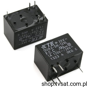 [3szt] OUAZ-SH-124L 4-1419145-8 Relay 24V 1A Ri=2.7kOh THT TE-CONN
