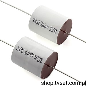 [2szt] KPS100-022DK 220nF 1kVDC 5% KPS AXIAL LECLANCHE