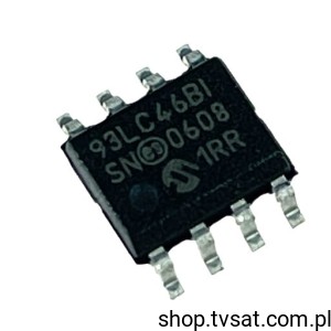 [50szt] 93LC46B-I-SN 1kBit Serial EEPROM SMD-SO8 MICROCHIP