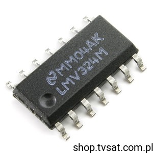 [50szt] LMV324M Quad OP Amplifier R-to-R SMD-SO14 NSC