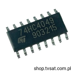 [50szt] M74HC4049M1 Hex Inverting Buffers SMD-SO16 STM