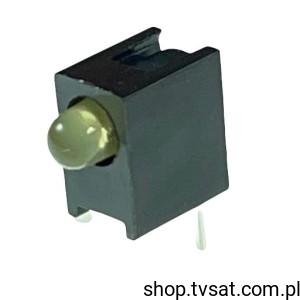 [20szt] HLMP-1719-A00A2 LED 3mm Yellow in Case THT AGILENT