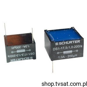 [4szt] DS1-17,5-1,0-200A Coil 200uH 1.0A THT SCHURTER
