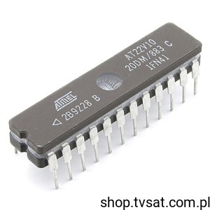 [1pc] AT22V10-20DM-883 UV PLD 20ns PAL-Type DIP24LCW ATMEL
