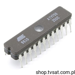 [2pcs] ATV750-25DC UV PLD 25ns PAL-Typ DIP24LCW ATMEL