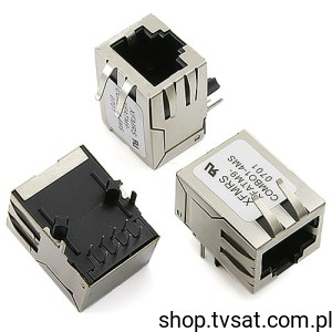 [2pcs] 6605424-1 Telecom Phone Socket RJ45 THT MAGJACK