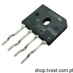 [10pcs] GBU8M-E3-45 Bridge Rectifier 8A 1000V THT SIL4 GSE