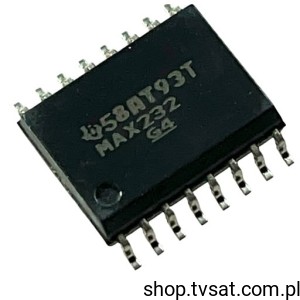 [10szt] MAX232NSR Dual RS-232 Driver Receiver SMD-SO16L TI 
