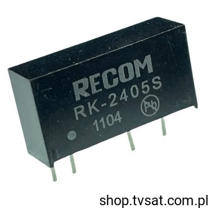 [2pcs] RK-2405S DC-DC 24V to 5V SIL4 RECOM