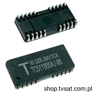 [5szt] TC511000AJ-80 1MBit DRAM Memory 80ns SMD-SOJ20 TOSHIBA