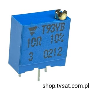 [20szt] T93YB010KT20 Potentiometer 10 Ohm THT VISHAY