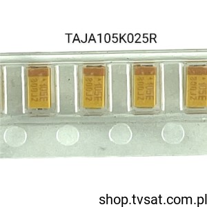 [300szt] TAJA105K025R Tantalum 1uF 25V  10% SMD-A AVX