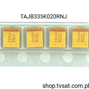 [300szt] TAJB335K020RNJ Tantalum 3.3uF 20V 10% SMD-B AVX