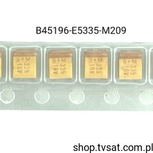 [300szt] B45196-E5335-M209 Tantalum 3.3uF 16V 20% SMD-B EPCOS