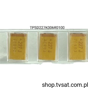 [50szt] TPSD227K006R0100 Tantalum 220uF 6.3V 10% SMD-D AVX