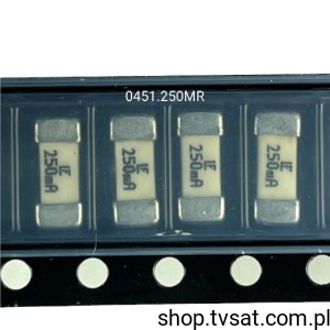 [50szt] 0451.250MR Fuse 0.25A 125V SMD LITTELFUSE