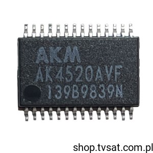 [2pcs] AK4520AVF AD and DA Converter SMD-VSOP28 AKM