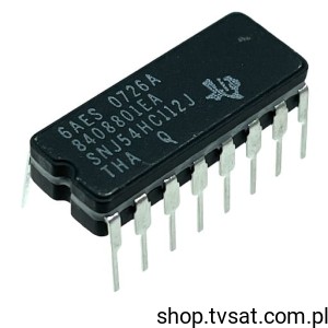 [20pcs] SNJ54HC112J Dual JK Flip-FLop DIP16C TI 