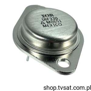 [2szt] IRF330 N-HEXFET 400V 5.5A 200W 1Ohm TO3 IR 