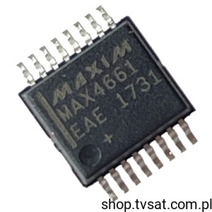 [3szt] MAX4661EAE+ Analog Switch Quad SPST SMD-SSOP16 MAXIM