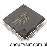 [5szt] MSM7731-02 PCM CODEC SMD-QFP64 OKI