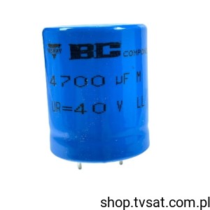 [1szt] MAL205657472E3 Cap Al. 4700uF 40V 20% Snap RADIAL VISHAY-BC