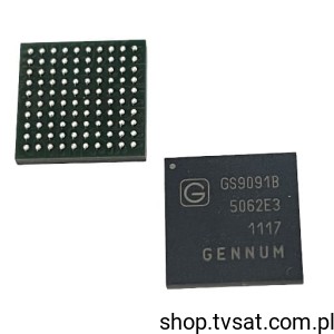 [1pc] GS9091BCBE SD-SDI, DVB-ASI Deserializer SMD-BGA100 GENNUM