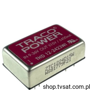 [1pc] THD12-2423WI DC-DC In 9-36V Out + -15V 0.4A THT TRACO