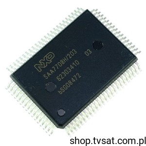 [4szt] SAA7708H-203 DSP Car Radio SMD-QFP80 NXP