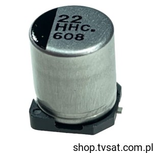 [40szt] EEEHC1H220XP -6.3X7.7L 22uF 50V Electrolytic SMD PANASONICC
